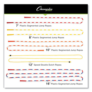 Champion Sports Physical Education Kit w/Seven Balls, 14 Jump Ropes, Assorted Colors (CSIUPGSET2)