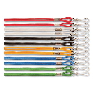 Champion Sports Lanyard, J-Hook Style, 20" Long, Assorted Colors, 12/Pack (CSI126ASST)