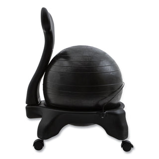 Champion Sports FitPro Ball Chair, Gray/Gray, Gray Base (CSIBCHX)