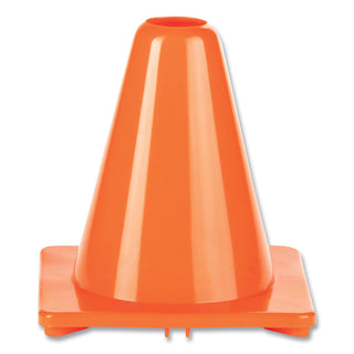 Champion Sports Hi-Visibility Vinyl Cones, 6" Tall, Orange (CSIC6OR)