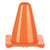 Champion Sports Hi-Visibility Vinyl Cones, 6" Tall, Orange (CSIC6OR)
