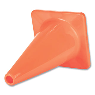 Champion Sports Hi-Visibility Vinyl Cones, 18" Tall, Orange (CSIC18OR)