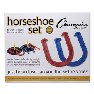 Champion Sports Indoor/Outdoor Rubber Horseshoe Set (CSIIHS1)