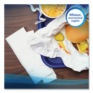Scott® Full Fold Dispenser Napkins, 1-Ply, 13 x 12, White, 375/Pack, 16 Packs/Carton (KIM98740)