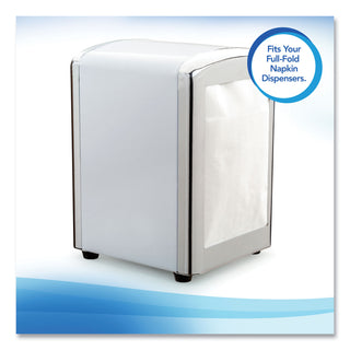 Scott® Full Fold Dispenser Napkins, 1-Ply, 13 x 12, White, 375/Pack, 16 Packs/Carton (KIM98740)