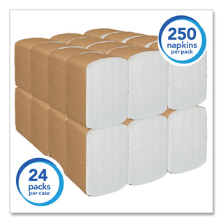 Scott® Full Fold Dispenser Napkins, 1-Ply, 13 x 12, White, 375/Pack, 16 Packs/Carton (KIM98740)