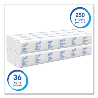 Scott® Hygienic Bath Tissue, Septic Safe, 2-Ply, White, 250/Pack, 36 Packs/Carton (KIM48280)