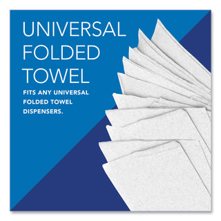 Scott® Essential Multi-Fold Towels, Absorbency Pockets, 1-Ply, 9.2 x 9.4, White, 250/Pack, 16 Packs/Carton (KIM01840)