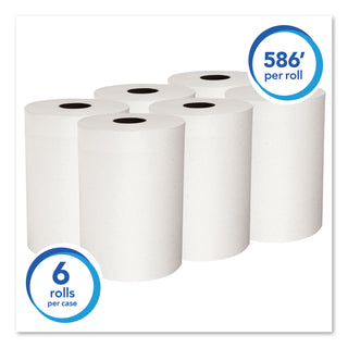 Scott® Slimroll Towels, Absorbency Pockets, 8" x 580 ft, White, 6 Rolls/Carton (KIM12388)