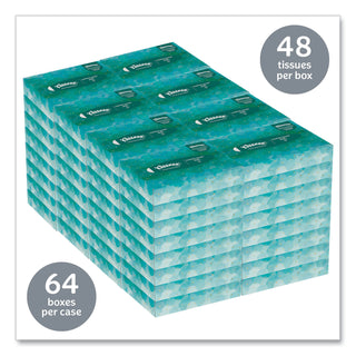 Kleenex® White Facial Tissue Junior Pack, 2-Ply, 48 Sheets/Box, 64 Boxes/Carton (21195KIM)