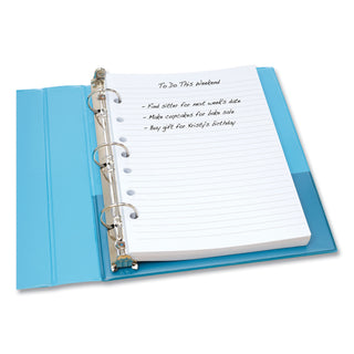Avery® Mini Size Binder Filler Paper, 7-Hole, 5.5 x 8.5, Narrow Rule, 100/Pack (AVE14230)