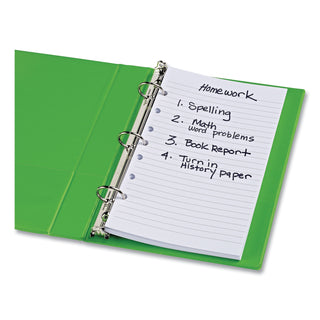Avery® Mini Size Binder Filler Paper, 7-Hole, 5.5 x 8.5, Narrow Rule, 100/Pack (AVE14230)