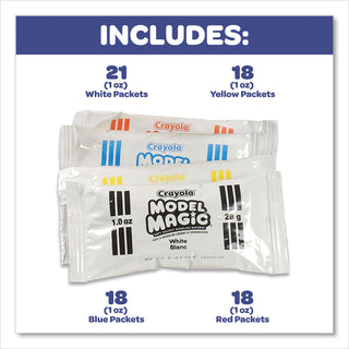 Crayola® Model Magic Modeling Compound, 1 oz each packet Assorted, 6 lbs. 13 oz (CYO236002)