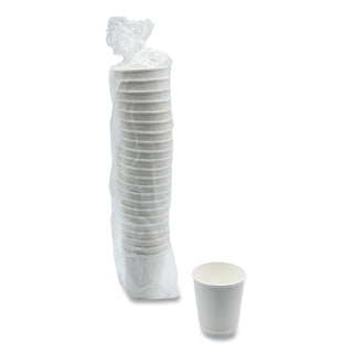 Boardwalk® Paper Hot Cups, Double-Walled, 10 oz, White, 500/Carton (BWKDW10HCUP)