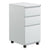 Alera® Three-Drawer Pedestal File with Full-Length Pull, 14.96w x 19.29d x 27.75h, Light Gray (ALEPBBBFLG)