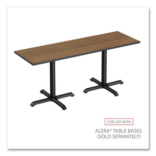 Alera® Reversible Laminate Table Top, Rectangular, 47 5/8w x 23 5/8d, Espresso/Walnut (ALETT4824EW)