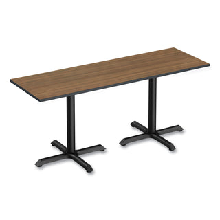 Alera® Reversible Laminate Table Top, Rectangular, 71 1/2w x 23 5/8d, Espresso/Walnut (ALETT7224EW)