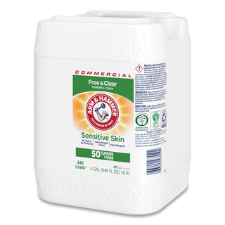 Arm & Hammer™ HE Compatible Liquid Detergent, Fresh Unscented, 5 gal Bottle (CDC3320097550)