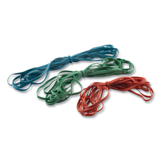 Alliance Rubber SuperSize Bands, 0.25" x 17", 4,060 psi Max Elasticity, Blue, 12/Pack (ALL08995)