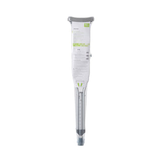 McKesson Underarm Crutches Youth 4 Foot 6 Inch to 5 Foot 2 Inch User Height Aluminum Frame 350 lbs. Weight Capacity (1065233_CS)
