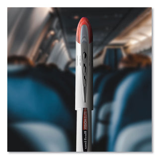 uniball® VISION ELITE Stick Roller Ball Pen, Micro 0.5mm, Assorted Ink, Black Barrel (UBC58092PP)