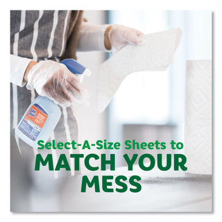 Bounty® Select-a-Size Kitchen Roll Paper Towels, 2-Ply, 5.9 x 11, White, 90 Sheets/Double Roll, 12 Rolls/Carton (PGC15705)