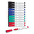 U Brands Medium Point Low-Odor Dry-Erase Markers with Erasers, Assorted Colors, 12/Pack (UBR3980U0012)