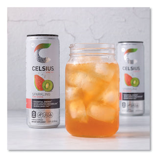 Celsius® Live Fit Variety Pack, Kiwi Guava and Orange, 12 oz Can, 24/Carton (GRR22002166)