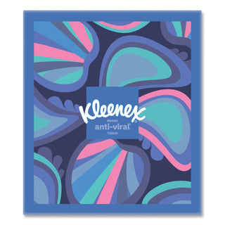 Kleenex® Anti-Viral Facial Tissue, 3-Ply, White, 55 Sheets/Box, 27 Boxes/Carton (KCC54505CT)