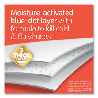 Kleenex® Anti-Viral Facial Tissue, 3-Ply, White, 55 Sheets/Box, 27 Boxes/Carton (KCM54505)