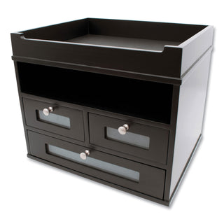 Victor® Tidy Tower, 12-3/4" x 10-5/8" x 10-7/8", Midnight Black (VCT55005)