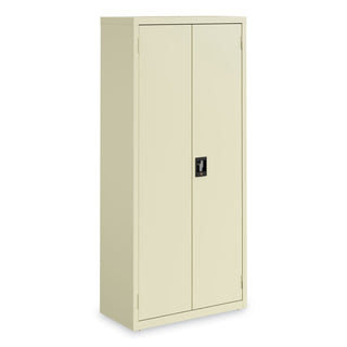 Alera® Economy Assembled Storage Cabinets, 4 Shelves, 30" x 15" x 66", Putty (ALEHCM6615PY)