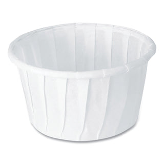 SOLO® Treated Paper Soufflé Portion Cups, 1 1/4 oz., White, 250/Bag (SCC125U)