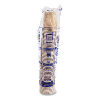 SOLO® Single Sided Poly Paper Hot Cups, 10 OZ, Mistique design, 50/Bag, 20 Bags/Carton (SCC370MS)