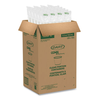 Dart® Conex Complement Portion Cups, 5 1/2 oz., Translucent, 125/Bag (DCC550PC)