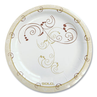 SOLO® Symphony Paper Dinnerware, Mediumweight Plate, 6", Tan, 1000/Carton (SLOMP6J8001CT)