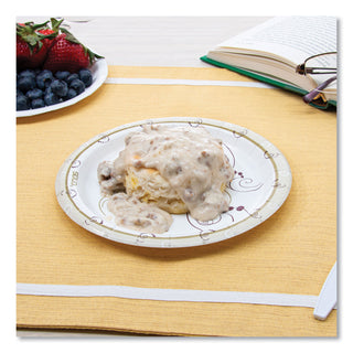 SOLO® Symphony Paper Dinnerware, Mediumweight Plate, 6", Tan, 1000/Carton (SLOMP6J8001CT)