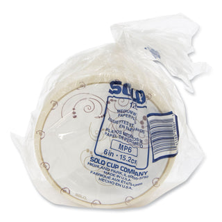 SOLO® Symphony Paper Dinnerware, Mediumweight Plate, 6", Tan, 1000/Carton (SLOMP6J8001CT)