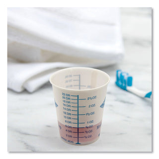 SOLO® Paper Specimen Cups, 8 oz, Blue/White, 20/Carton (SCCSC378)