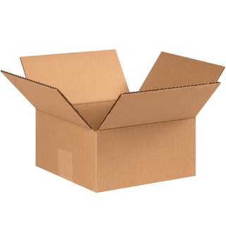 8 x 8 x 4" Flat Corrugated Boxes, Bundle Of 25 (884)