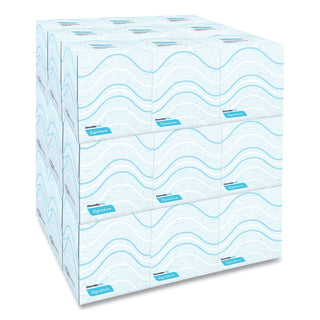 Cascades PRO Signature Facial Tissue, 2-Ply, White, Cube, 90 Sheets/Box, 36 Boxes/Carton (CSDF710)