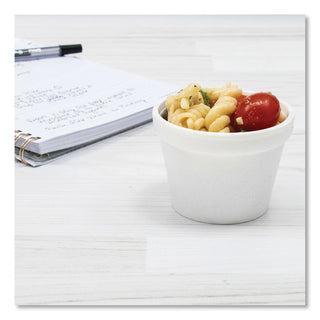 Dart® Bowl Containers, Foam, 4oz, White, 1000/Carton (4J6DART)