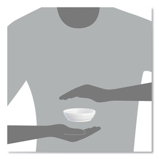 Dart® Insulated Foam Bowls, 5 oz, White, 50/Pack, 20 Packs/Carton (5B20DART)