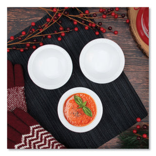 Dart® Non-Laminated Foam Dinnerware, Bowl, 6oz, White, 125/Pack, 8 Packs/Carton (DCC5BWWC)