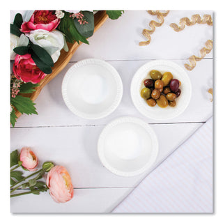 Dart® Non-Laminated Foam Dinnerware, Bowl, 6oz, White, 125/Pack, 8 Packs/Carton (DCC5BWWC)