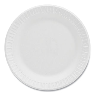 Dart® Concorde Foam Plate, 6" dia, White, 1000/Carton (DRC6PWCR)