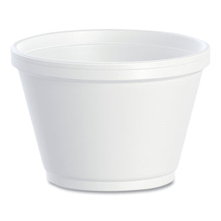 Dart® Foam Containers, 6oz, White, 50/Bag, 20 Bags/Carton (6SJ12DART)