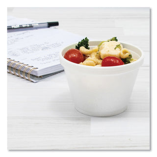 Dart® Foam Containers, 6oz, White, 50/Bag, 20 Bags/Carton (6SJ12DART)