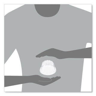 Dart® D-T Sundae/Cold Cup Lids, Fits Foam Cups, Clear, 1,000 lids/CT, 50/PK, 20PK/CT (DCC12HDLC) (12HDLCDART)