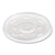 Dart® Plastic Lids for Foam Cups, Bowls and Containers, Flat with Straw Slot, Fits 6-14 oz, Translucent, 1,000/Carton (DAR12SL)